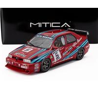 MODELLINO AUTO STATICO ALFA ROMEO 155 GTA MARTINI LARINI MONZA 1992 SCALA 1/18
