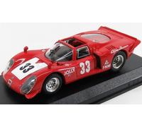 MODELLINO AUTO STATICO ALFA ROMEO 33.2 #33 WINNER 3H RIO DE JANEIRO 1969 1/43