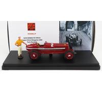 MODELLINO AUTO STATICO ALFA ROMEO P3 TIPO B #2 NUVOLARI WINNER BERGAMO 1935 1/43