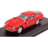 MODELLINO AUTO STATICO ALFA ROMEO TZ1 1963 PROVA ROSSO MODELLISMO SCALA 1:43