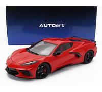 MODELLINO AUTO STATICO AUTOART CHEVROLET CORVETTE C8 Z51 SPIDER 2020 ROSSO 1/18