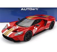 MODELLINO AUTO STATICO AUTOART FORD GT HERITAGE EDITION #16 ALAN MANN 2022 1/18