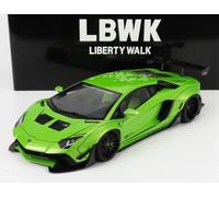MODELLINO AUTO STATICO AUTOART LAMBORGHINI AVENTADOR LIBERTY 2017 VERDE 1/18