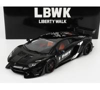 MODELLINO AUTO STATICO AUTOART LAMBORGHINI AVENTADOR LIBERTY WALK 2017 NERO 1/18
