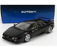 MODELLINO AUTO STATICO AUTOART LAMBORGHINI DIABLO SE30 1994 NERO SCALA 1/18