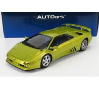 MODELLINO AUTO STATICO AUTOART LAMBORGHINI DIABLO SE30 GIALLO SCALA 1/18