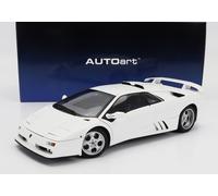 MODELLINO AUTO STATICO AUTOART LAMBORGHINI DIABLO SE30 JOTA 1995 BIANCO 1/18