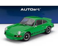 MODELLINO AUTO STATICO AUTOART PORSCHE 911 CARRERA RS 2.7 COUPE 1973 VERDE 1/18