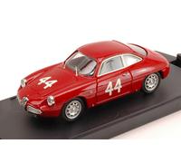 MODELLINO AUTO STATICO BANG ALFA ROMEO GIULIETTA SZ #4 TARGA FLORIO 1960 1/43