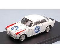 MODELLINO AUTO STATICO BANG ALFA ROMEO GIULIETTA T #48 TARGA FLORIO 1960 1/43