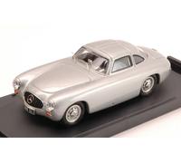 MODELLINO AUTO STATICO BANG MERCEDES 300SL COUPE PRESENTAZIONE 1952 SILVER 1:43