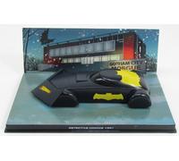 MODELLINO AUTO STATICO BATMAN BATMOBILE - DETECTIVE COMICS 591 NERO GIALLO 1/43