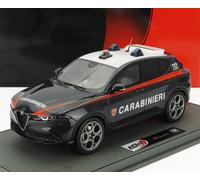 MODELLINO AUTO STATICO BBR ALFA ROMEO TONALE VELOCE CARABINIERI 2023 SCALA 1/18