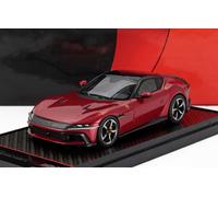 MODELLINO AUTO STATICO BBR FERRARI 12CILINDRI V12 830CV 2024 ROSSO IMOLA RED MET