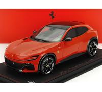 MODELLINO AUTO STATICO BBR FERRARI PUROSANGUE 2022 ROSSO DINO VETRINA 1/18