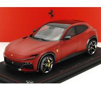 MODELLINO AUTO STATICO BBR FERRARI PUROSANGUE 2022 ROSSO F1-75 VETRINA 1/18