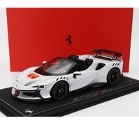 MODELLINO AUTO STATICO BBR FERRARI SF90 XX STRADALE SPIDER 2024 BIANCO 1/18
