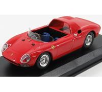 MODELLINO AUTO STATICO BEST FERRARI 250LM SPIDER #0 PROVA 1965 ROSSO SCALA 1/43