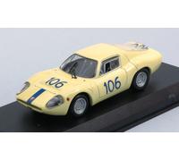 MODELLINO AUTO STATICO BEST MODEL ABARTH 1300 OT #106 TARGA FLORIO 1968 1/43