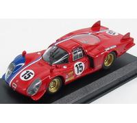 MODELLINO AUTO STATICO BEST MODEL ALFA ROMEO 33.2 LM #15 LE MANS TEST 1969 1/43