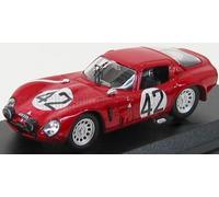 MODELLINO AUTO STATICO BEST MODEL ALFA ROMEO TZ2 #42 LE MANS 1965 ZUCCOLI 1/43
