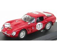 MODELLINO AUTO STATICO BEST MODEL ALFA ROMEO TZ2 NURBURGRING 1966 BIANCHI 1/43