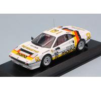 MODELLINO AUTO STATICO BEST MODEL FERRARI 308 GTB #16 RALLY DEI LAGHI 1984 1/43