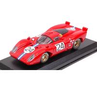MODELLINO AUTO STATICO BEST MODEL FERRARI 312P 24H DAYTONA 1970 PARKES 1/43