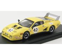 MODELLINO AUTO STATICO BEST MODEL FERRARI 512BB LM #42 SILVERSTONE 1981 1/43