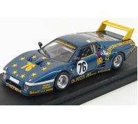 MODELLINO AUTO STATICO BEST MODEL FERRARI 512BB LM #76 LE MANS 1980 SCALA 1/43