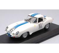 MODELLINO AUTO STATICO BEST MODEL JAGUAR E TYPE SPYDER 24H LE MANS 1963 1/43