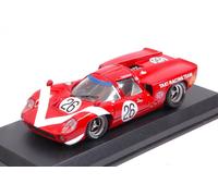 MODELLINO AUTO STATICO BEST MODEL LOLA T70 COUPE' #26 GP JAPAN 1968 TANAKA 1/43