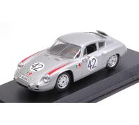 MODELLINO AUTO STATICO BEST MODEL PORSCHE ABARTH TARGA FLORIO 1962 HERRMANN 1/43