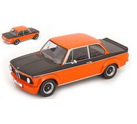 MODELLINO AUTO STATICO BMW 2002 TURBO 1973 ARANCIO/NERO MODELLISMO SCALA 1:18