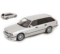 MODELLINO AUTO STATICO BMW ALPINA B10 E34 TOURING 1991 SILVER MODELLISMO 1/18