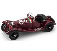 MODELLINO AUTO STATICO BRUMM ALFA ROMEO 1750 GS NUVOLARI MILLE MIGLIA 1930 1/43