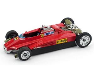 MODELLINO AUTO STATICO BRUMM FERRARI 126 C2 MULETTO IMOLA GP 1982 SCALA 1/43