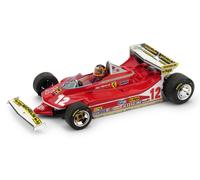 MODELLINO AUTO STATICO BRUMM FERRARI 312 T4 VILLENEUVE 1979 MONACO FIGURE 1/43