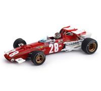 MODELLINO AUTO STATICO BRUMM FERRARI 312B GIUNTI 1970 BELGIUM GP FIGURE 1/43
