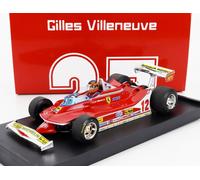 MODELLINO AUTO STATICO BRUMM FERRARI F1 312T4 FIGURE VILLENEUVE USA GP 1979 1/43