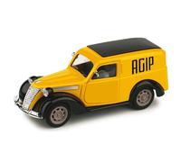 1:43 BRUMM Fiat 1100 Van Furgone Agip Genova 1950 Yellow Black R354