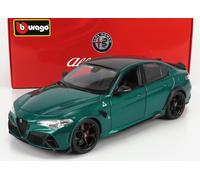 MODELLINO AUTO STATICO BURAGO ALFA ROMEO GIULIA GTA 2020 VERDE SCALA 1:18