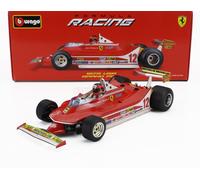 MODELLINO AUTO STATICO BURAGO FERRARI 312 T4 VILLENEUVE WINNER SUDAFRICA GP 1979