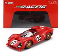 Ferrari 330 P4 #23 Daytona 1967 Rosso Modellino Auto 1:24 Bburago