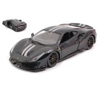 MODELLINO AUTO STATICO BURAGO FERRARI 488 GTB BLU MODELLISMO SCALA 1:24