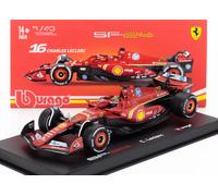 1:43 BURAGO Ferrari F1 Sf-24 #16 Win.Italy 2024 Leclerc BU36843-01928-LEC-MONZA