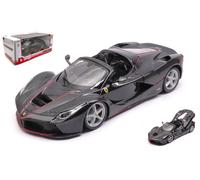 MODELLINO AUTO STATICO BURAGO FERRARI LAFERRARI APERTA NERO MODELLISMO 1:24