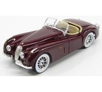 JAGUAR XK 120 Roadster - silver - Bburago 1:24
