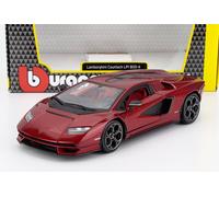 MODELLINO AUTO STATICO BURAGO LAMBORGHINI COUNTACH LP 800-4 2021 ROSSO 1/24