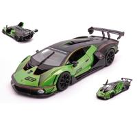 MODELLINO AUTO STATICO BURAGO LAMBORGHINI ESSENZA SCV12 #63 VERDE SCALA 1:24